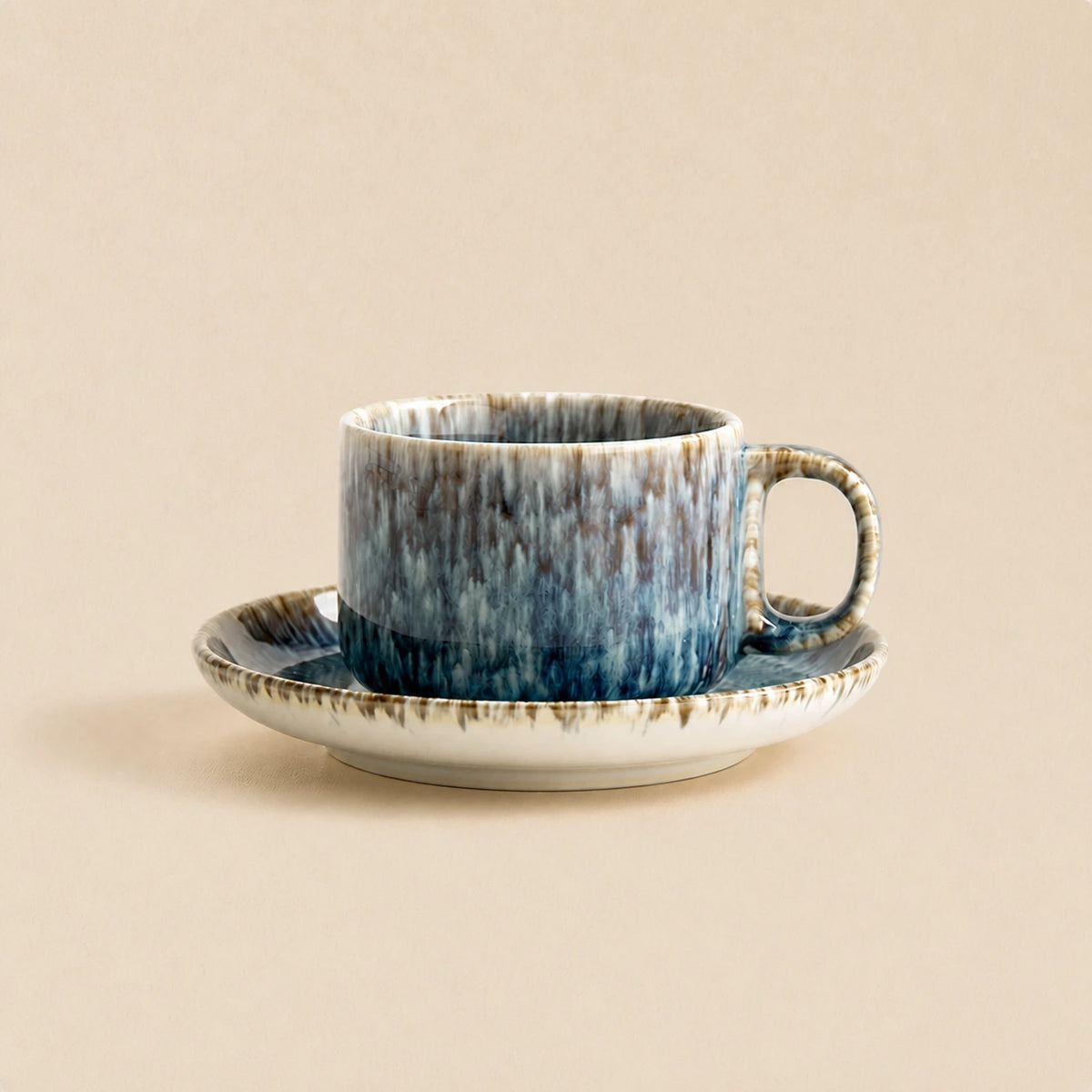 Azure Daydream River Ceramic Coffee Cup Set main product image