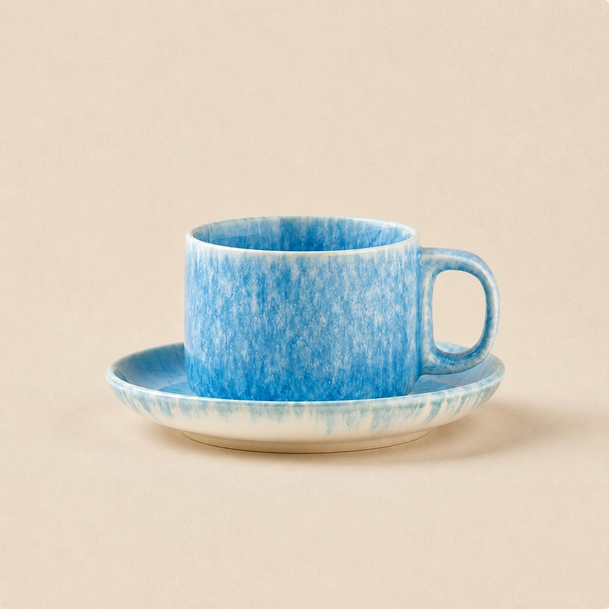 Azure Daydream Sky Ceramic Coffee Cup Set main product image