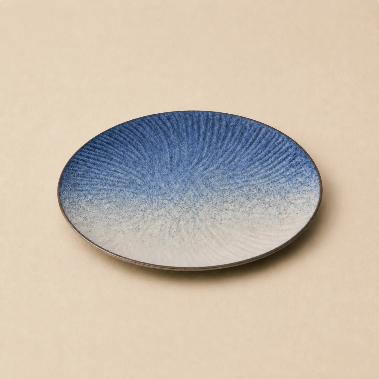 Cobalt Wind Ceramic Dinner Plate by Ertha Home