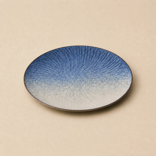 Cobalt Wind Ceramic Dinner Plate by Ertha Home