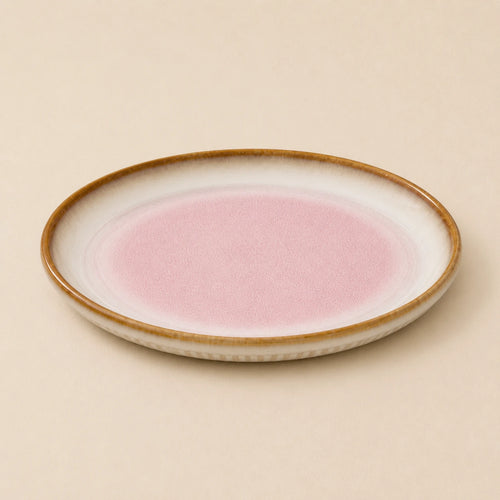 Coral Mist Ceramic Dinner Plate by Ertha Home