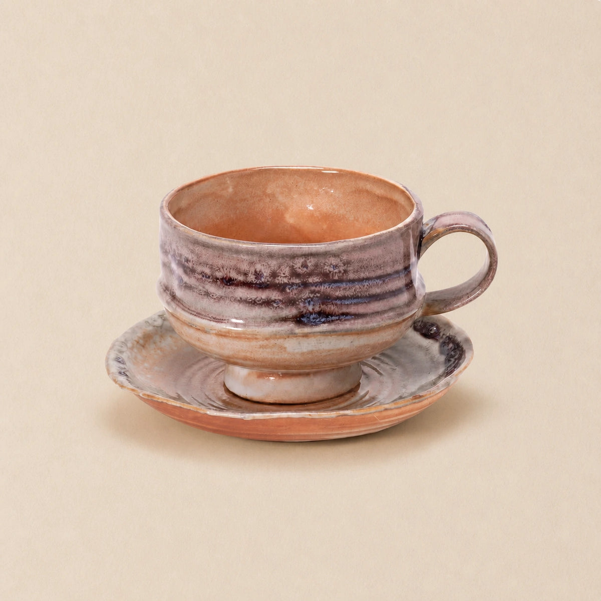 Dusky Rose Daydream Ceramic Coffee Cup Set main product image