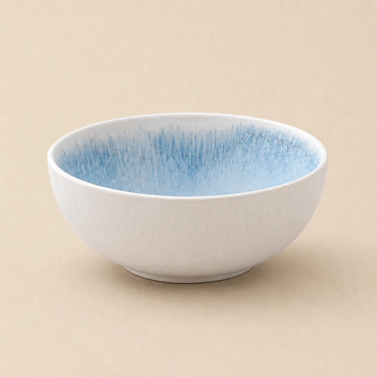 Pure Frost Blue Ceramic Rice Bowl | Frost Echo by Ertha Home