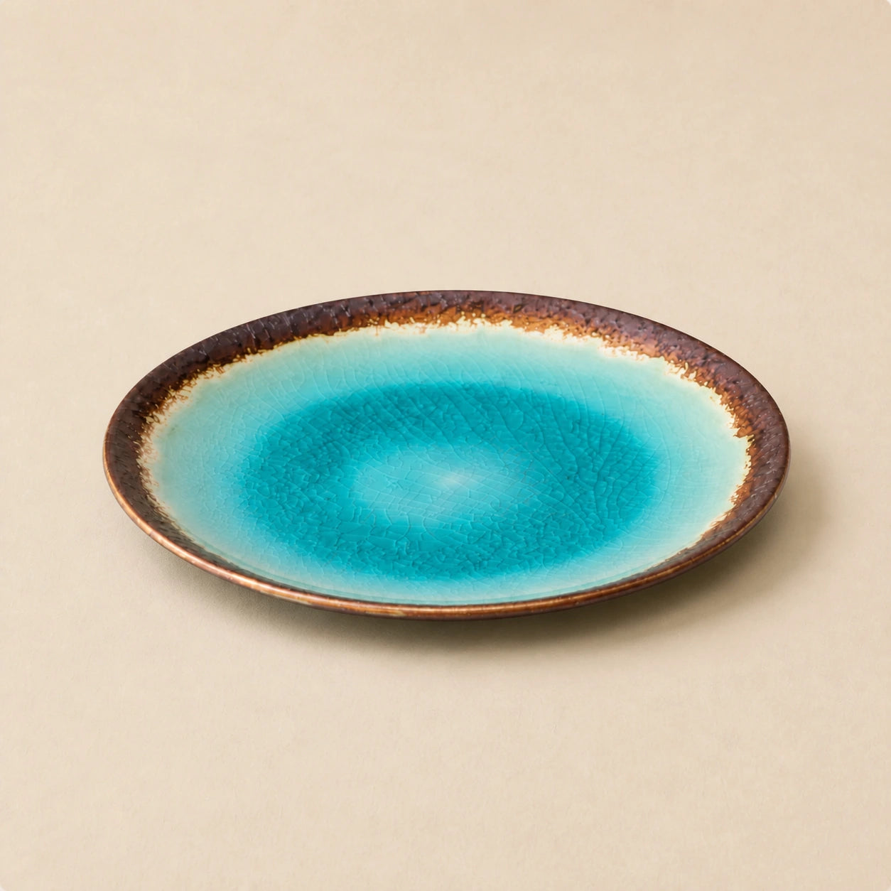 Ice Garden Ceramic Dinner Plate by Ertha Home
