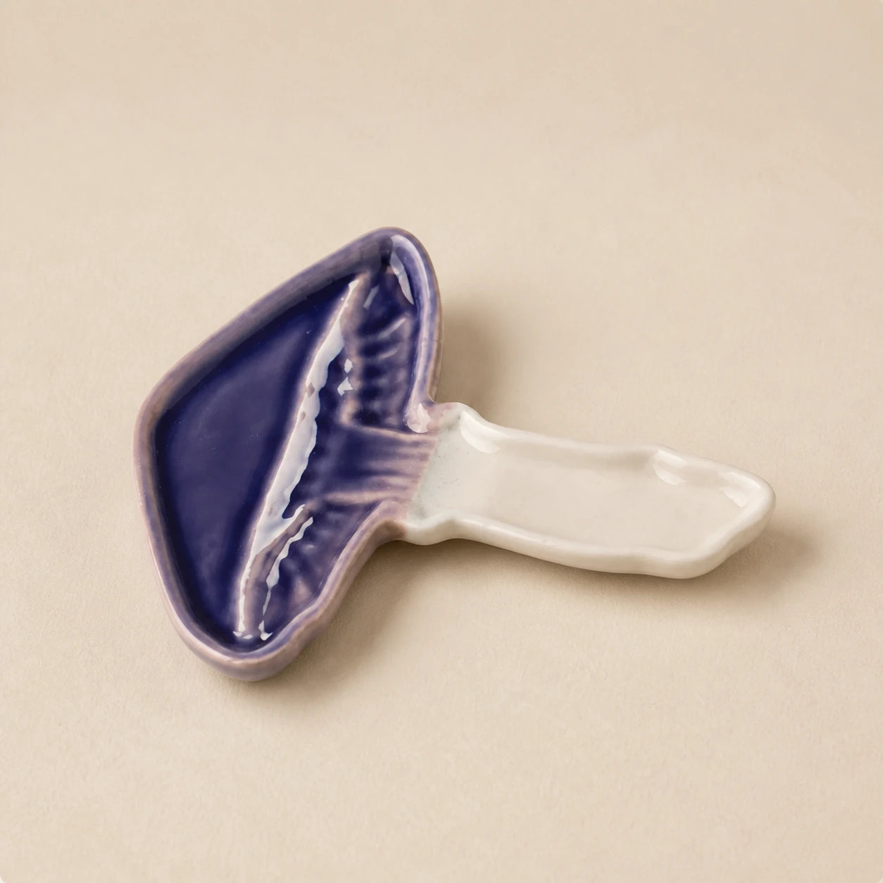 Jade Mushroom Ceramic Serving Plate by Ertha Home