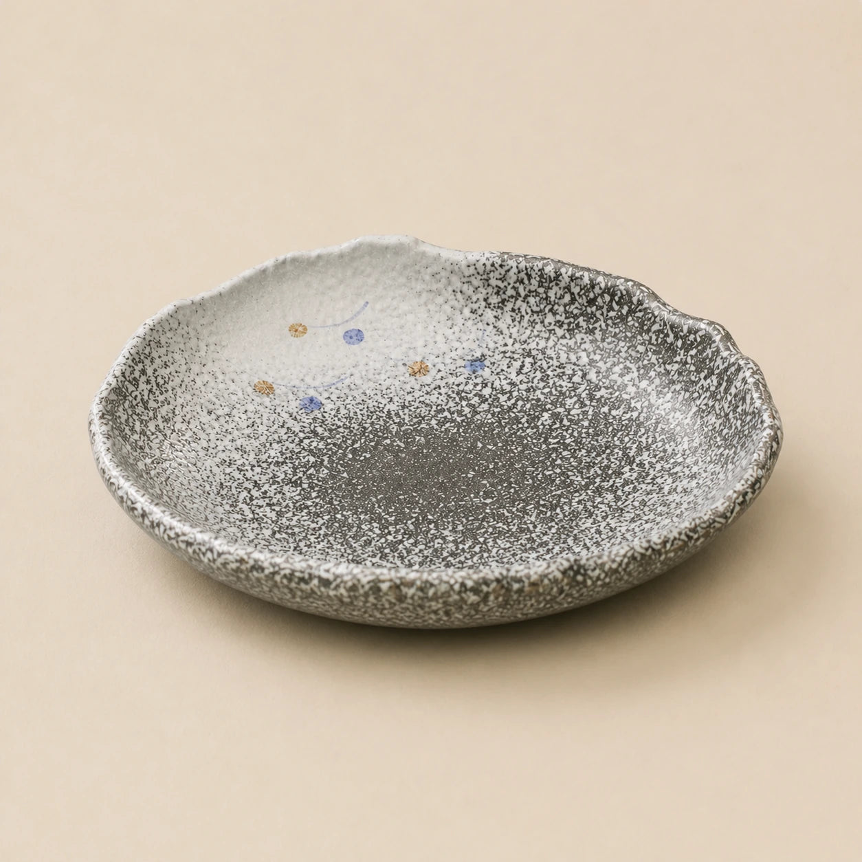 Midnight Charcoal Ceramic Serving Plate by Ertha Home