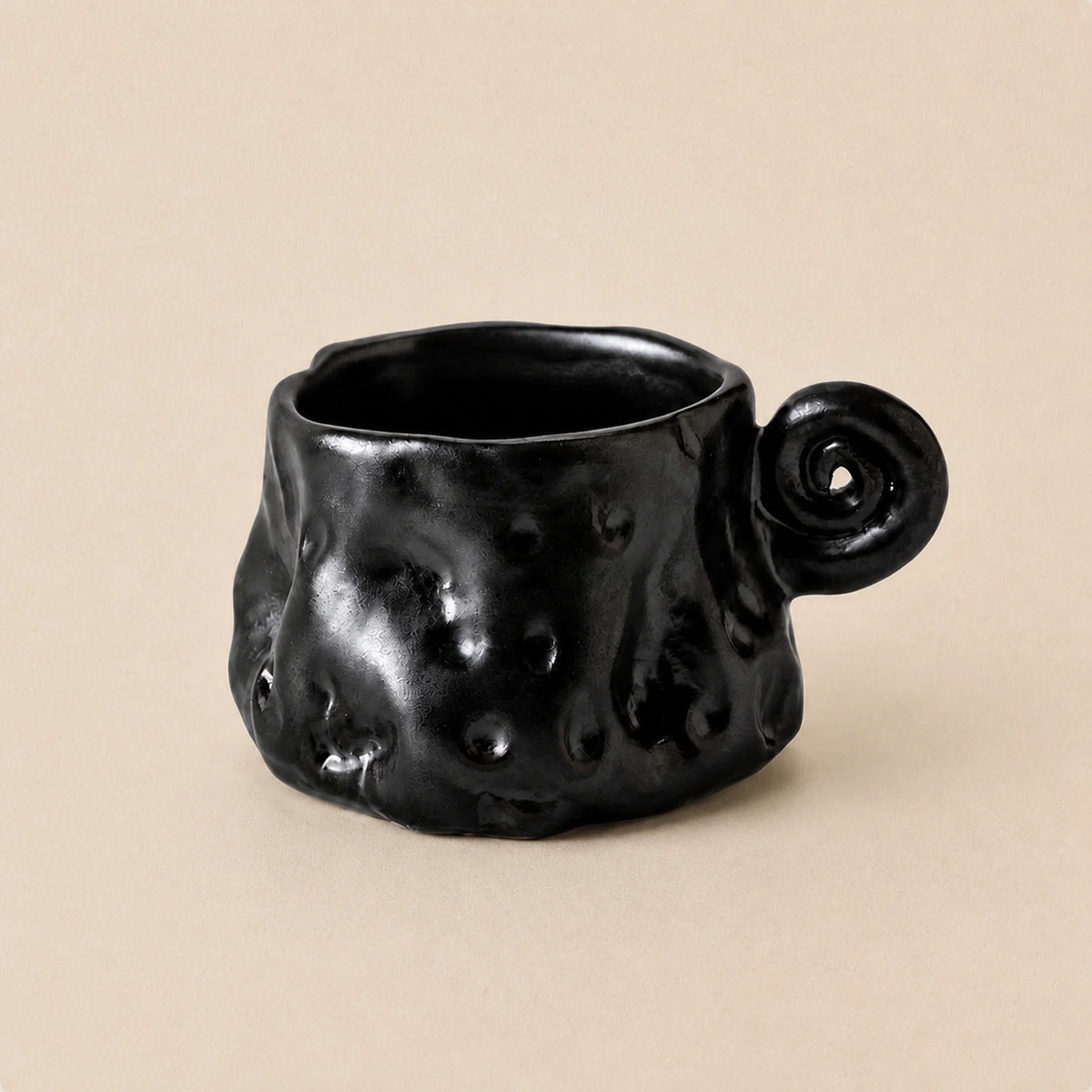 Midnight Spiral Reverie Ceramic Espresso Cup main product image