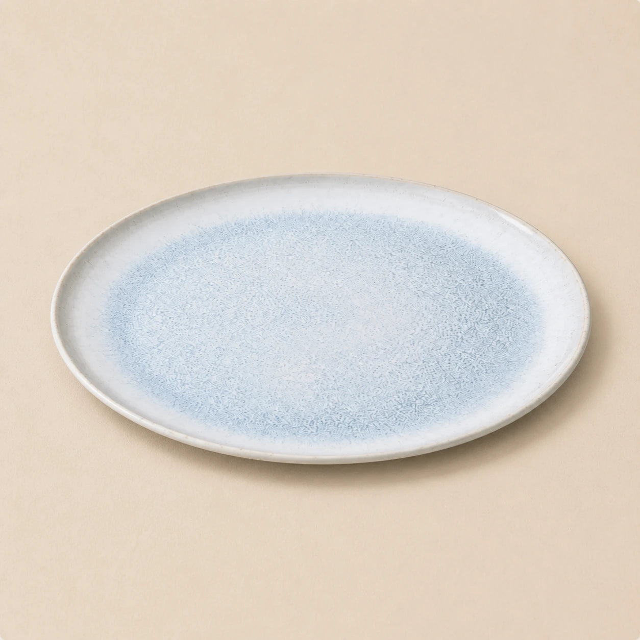 Pure Mist Blue Ceramic Dinner Plate | Winter Mist by Ertha Home