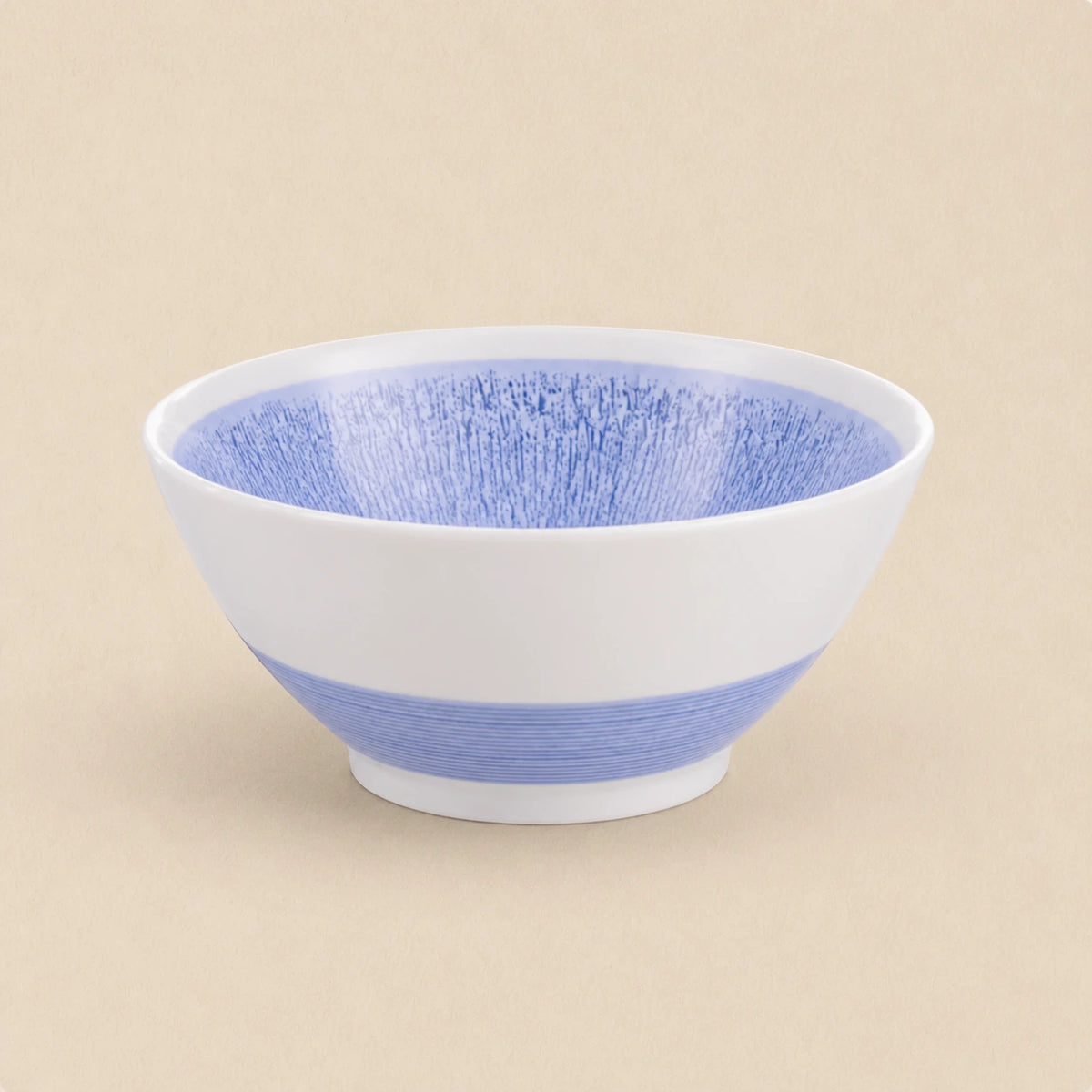 Serene Mist Blue Ceramic Soup Bowl | Winter Mist by Ertha Home
