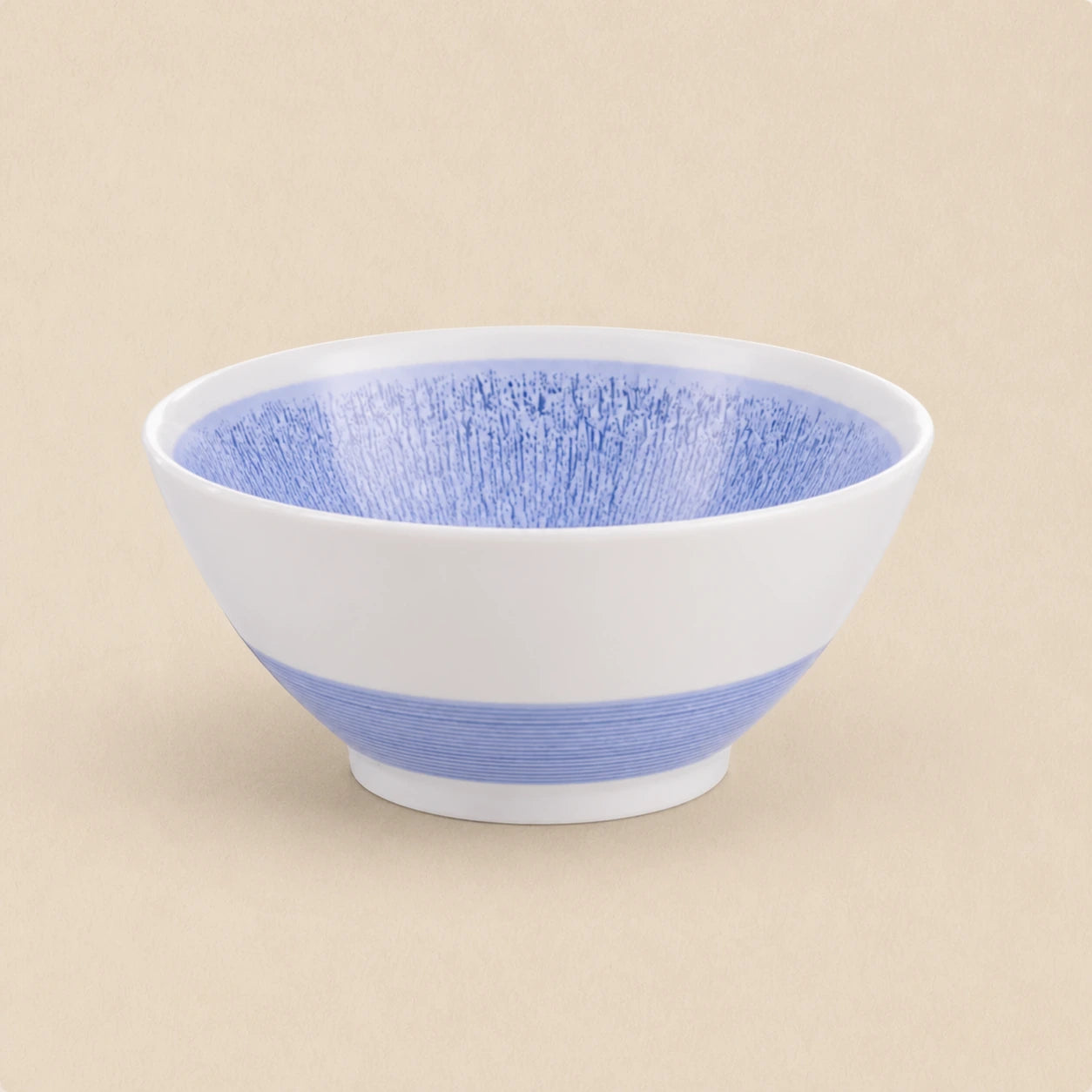 Serene Mist Blue Ceramic Soup Bowl | Winter Mist by Ertha Home