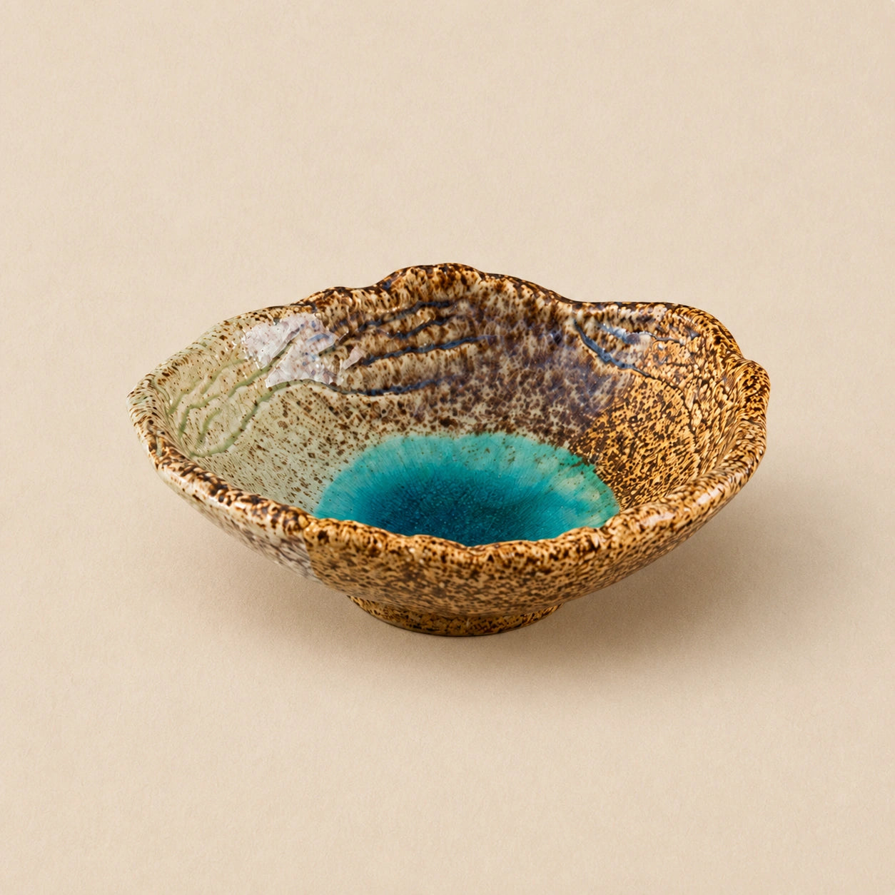 Sage Sand Ceramic Pasta Bowl by Ertha Home