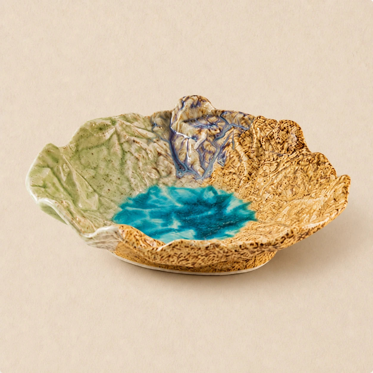 Sage Sand Ceramic Serving Plate by Ertha Home