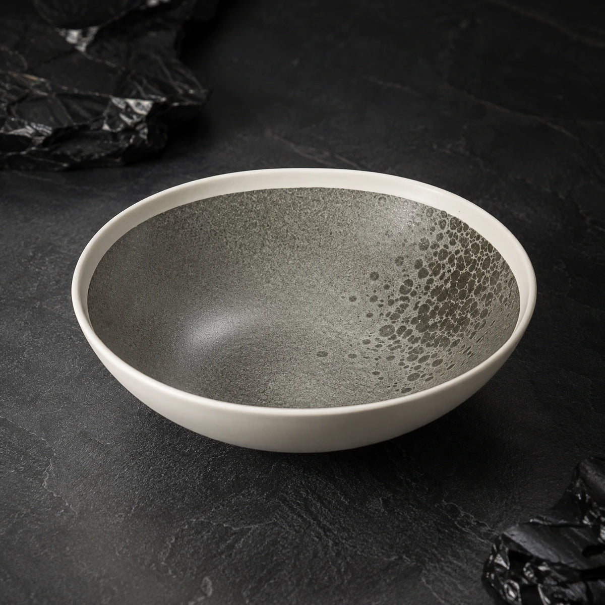 Sage Smoke Ceramic Salad Bowl by Ertha Home