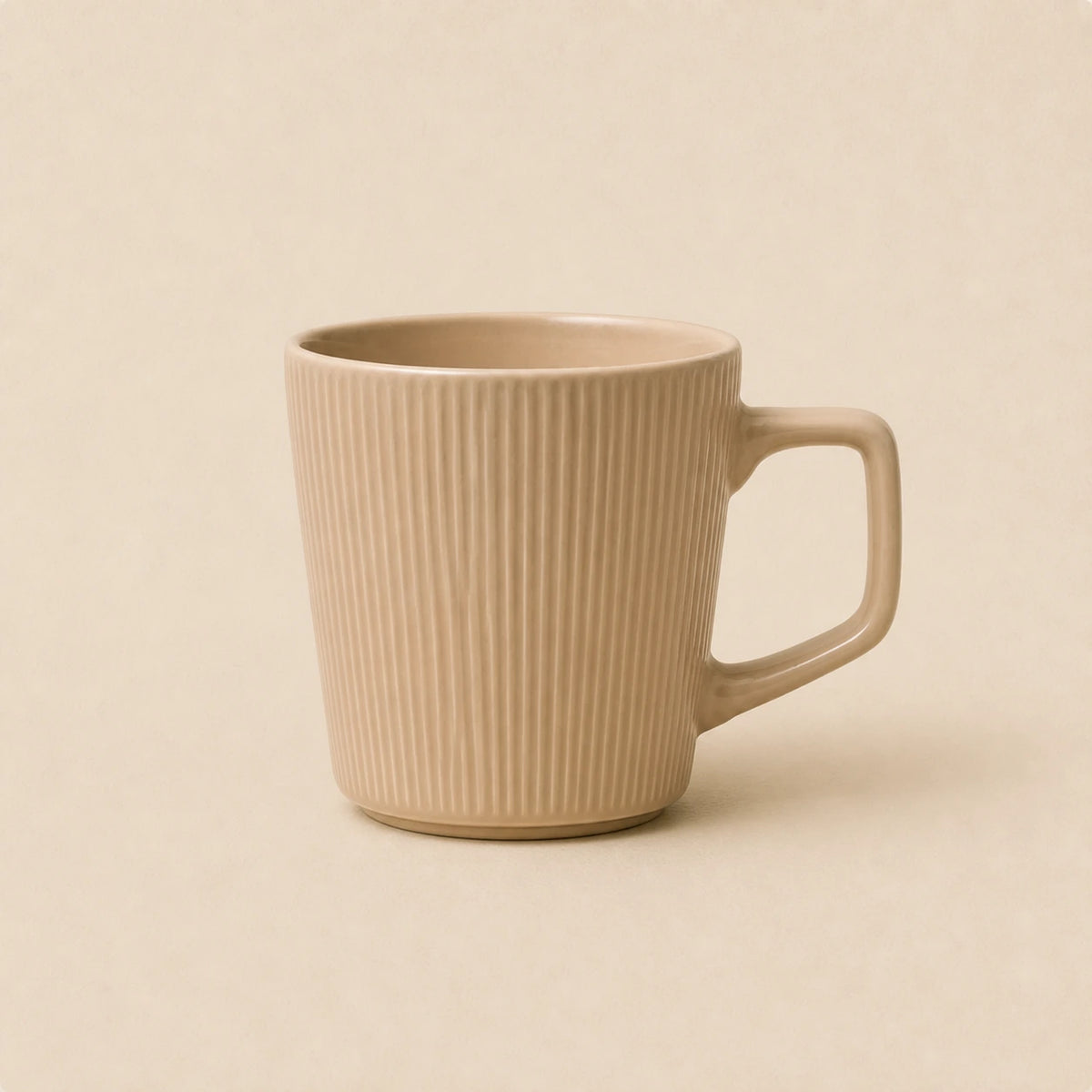 Warm Sand Beige Ceramic Coffee Mug | Sol by Ertha Home
