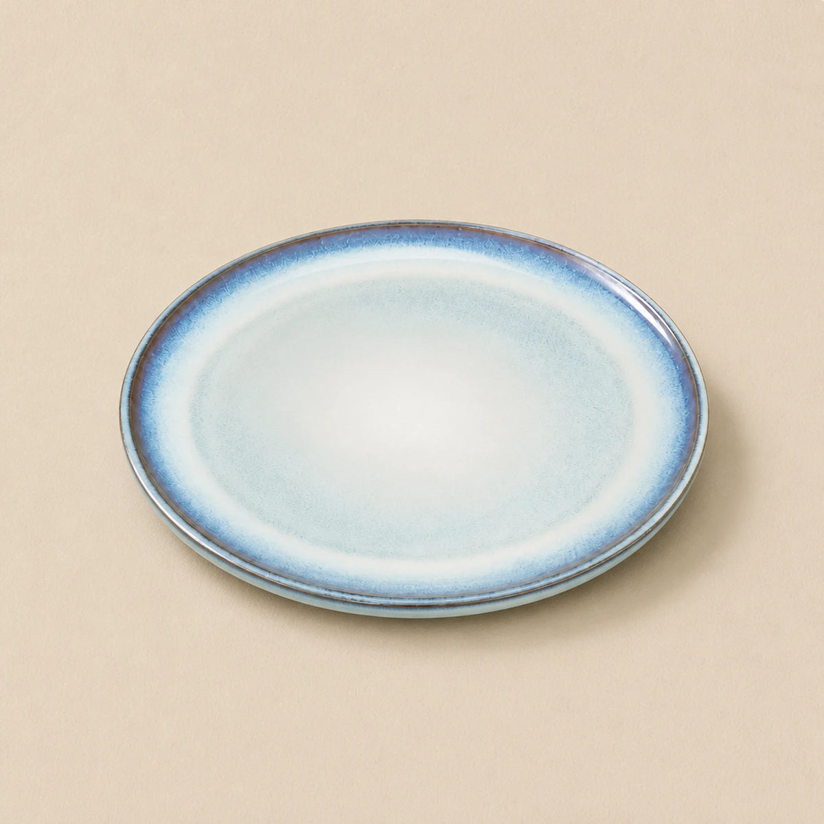 Airy Sky Blue Ceramic Dinner Plate | Sky Blue Shallow by Ertha Home