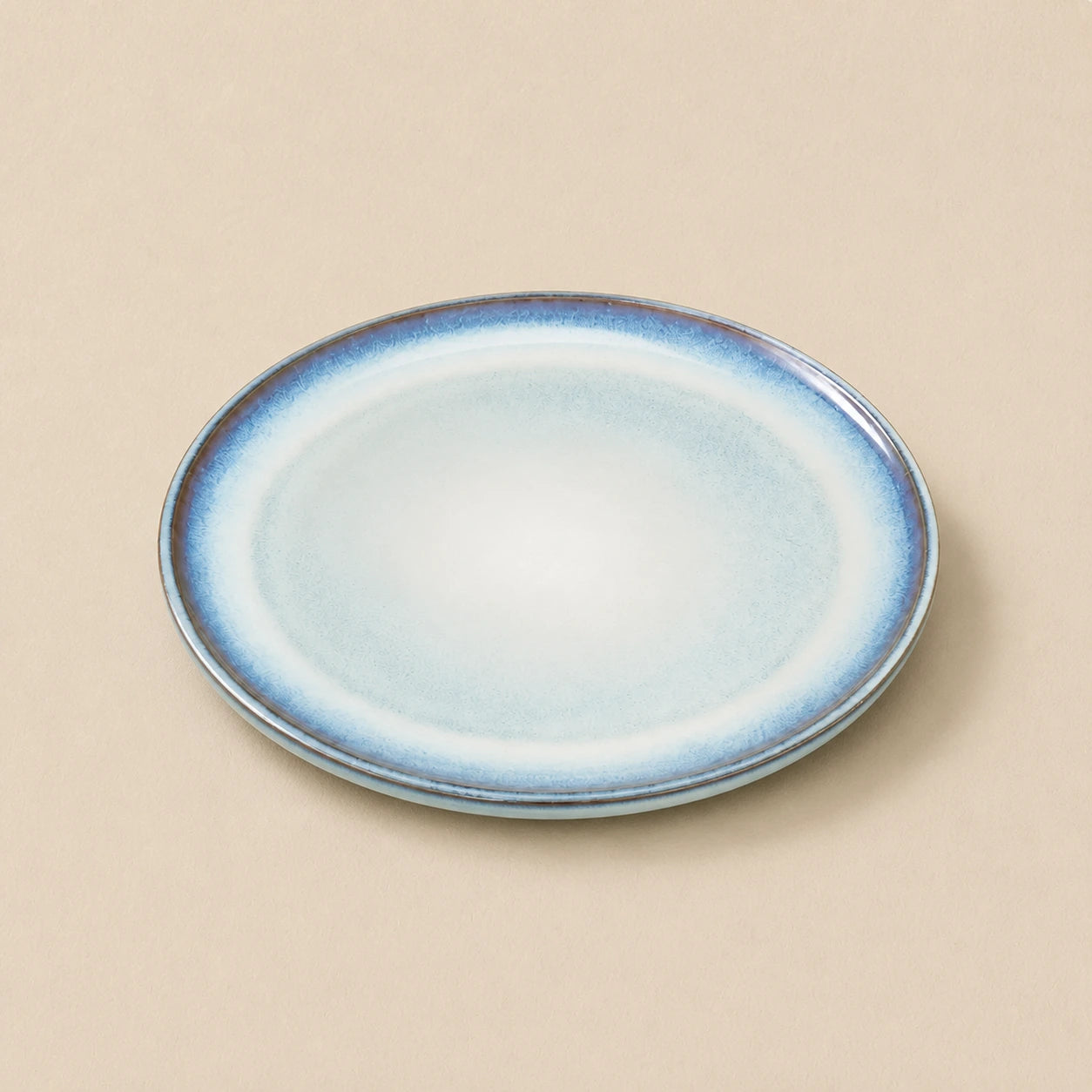 Airy Sky Blue Ceramic Dinner Plate | Sky Blue Shallow by Ertha Home