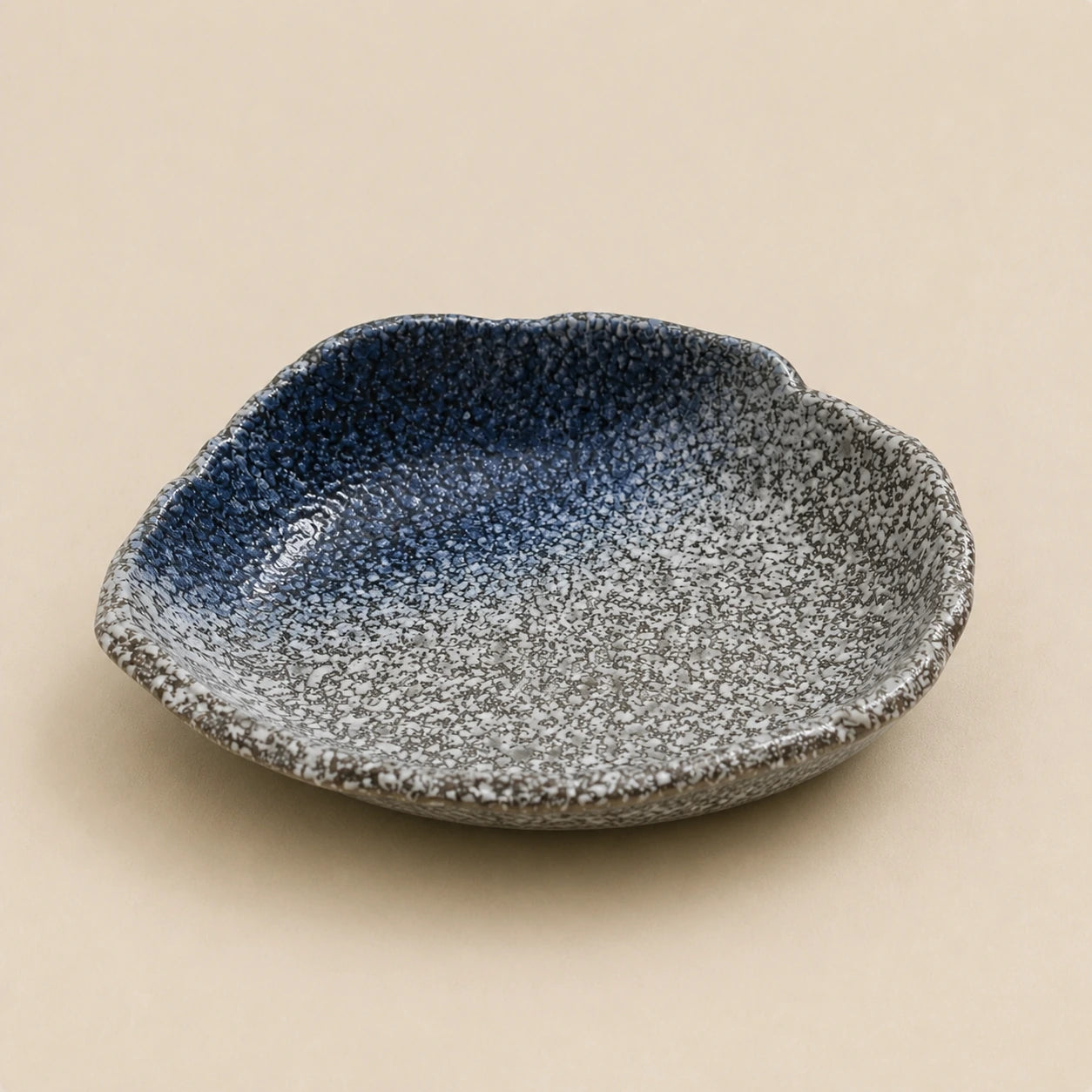Smoky Cobalt Ceramic Serving Plate by Ertha Home