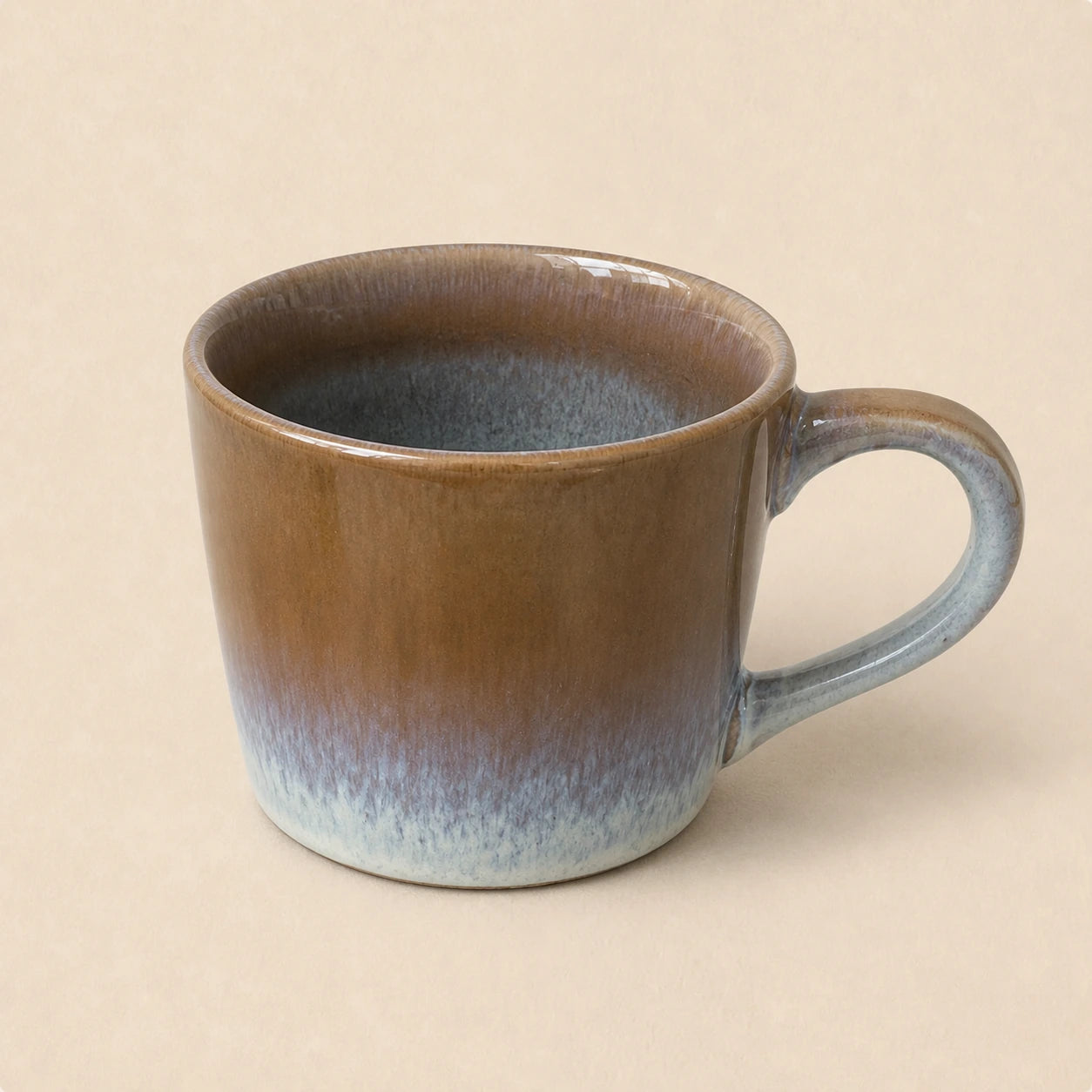 Sunlit Yellow Ceramic Coffee Mug by Ertha Home