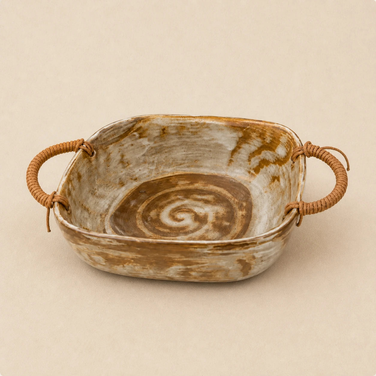 Tea Island Umber Ceramic Soup Bowl by Ertha Home